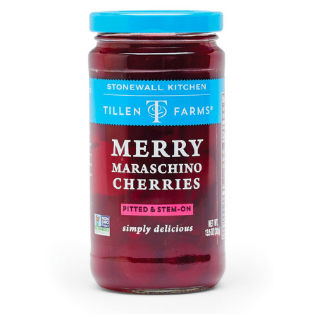 Мариновани коктейлни череши Merry Maraschino Cherries Tillen Farms by STONEWALL KITCHEN
