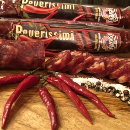 Мини салсичия с пеперончино Peveri Carlo, 200 г