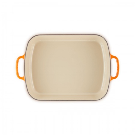 Le Creuset - ROASTER / 37 cm ЦВЯТ: FLAME (VOLCANIC)