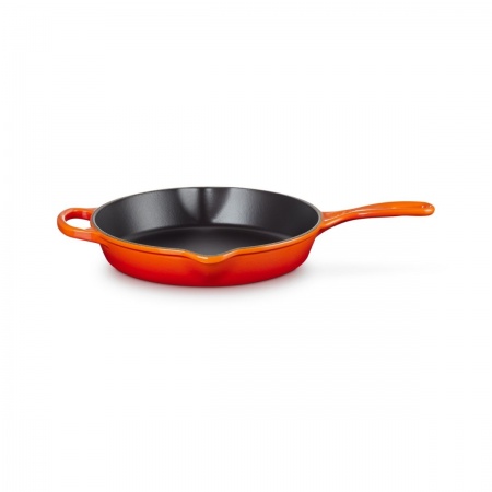 Le Creuset – DEEP SKILLET / 26 cm ЦВЯТ: FLAME (VOLCANIC)