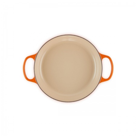 Le Creuset - SHALLOW CASSEROLE BRAISER / 26 cm ЦВЯТ: FLAME (VOLCANIC)