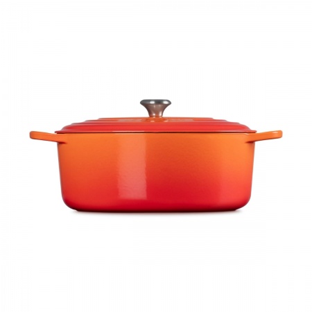 Le Creuset - OVAL CASSEROLE OVEN / 35 cm, ЦВЯТ: FLAME (VOLCANIC)