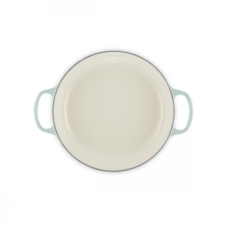 Le Creuset - SHALLOW CASSEROLE BRAISER / 30 cm ЦВЯТ: SEA SALT