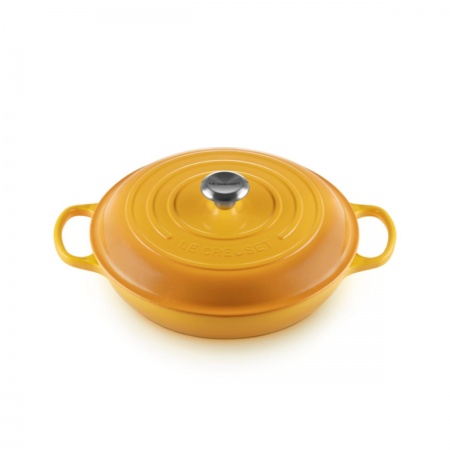 Le Creuset - SHALLOW CASSEROLE BRAISER / 30 cm ЦВЯТ: NECTAR