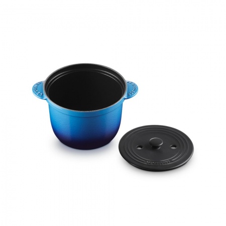 Le Creuset - ЕVERY CASSEROLE: RICE POT WITH INNER LID / 18 cm ЦВЯТ: AZURE BLUE