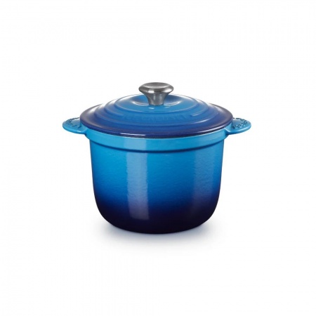 Le Creuset - ЕVERY CASSEROLE: RICE POT WITH INNER LID / 18 cm ЦВЯТ: AZURE BLUE