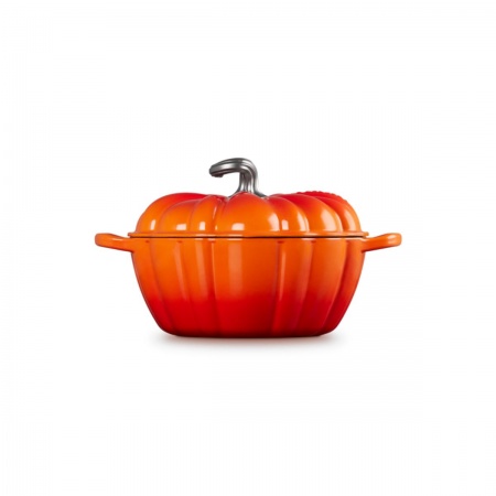 Le Creuset - PUMPKIN CASSEROLE / 24 cm ЦВЯТ: FLAME (VOLCANIC)