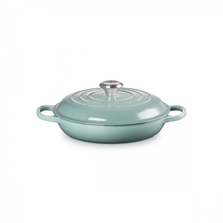 Le Creuset - SHALLOW CASSEROLE BRAISER / 26 cm ЦВЯТ: SEA SALT