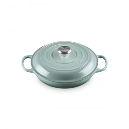 Le Creuset - SHALLOW CASSEROLE BRAISER / 26 cm ЦВЯТ: SEA SALT