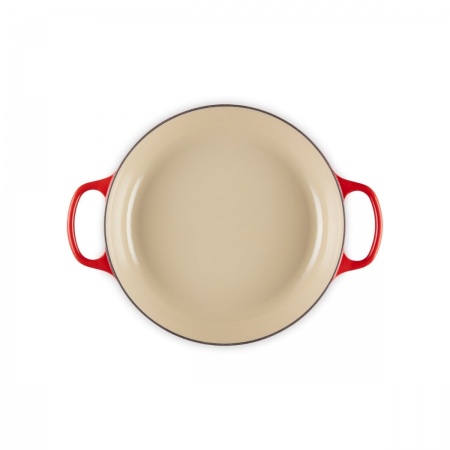 Le Creuset - SHALLOW CASSEROLE BRAISER / 30 cm ЦВЯТ: CERISE (CHERRY RED)