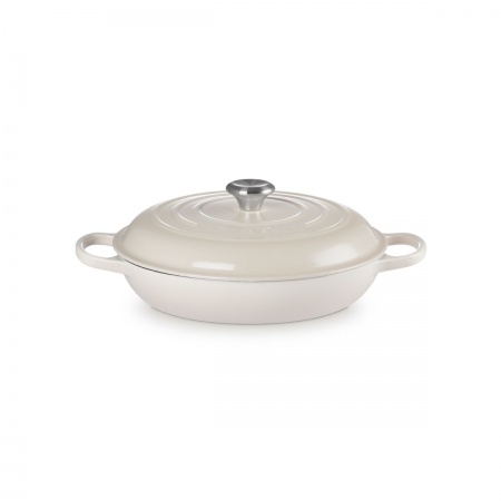Le Creuset - SHALLOW CASSEROLE BRAISER / 30 cm ЦВЯТ: MERINGUE