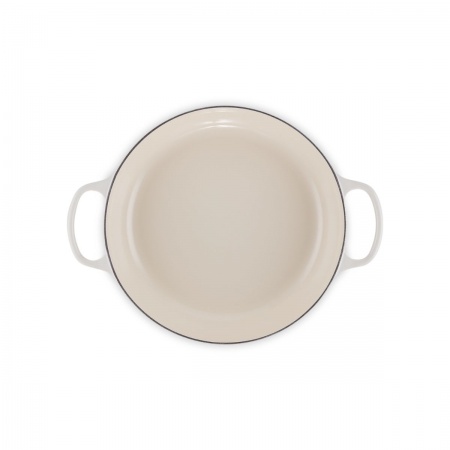 Le Creuset - SHALLOW CASSEROLE BRAISER / 30 cm ЦВЯТ: MERINGUE