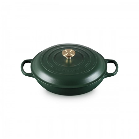 Le Creuset - SHALLOW CASSEROLE BRAISER / 30 cm ЦВЯТ: FORET