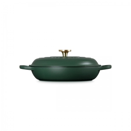 Le Creuset - SHALLOW CASSEROLE BRAISER / 30 cm ЦВЯТ: FORET