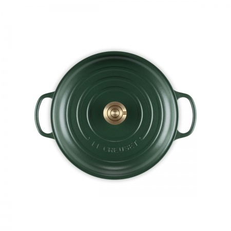 Le Creuset - SHALLOW CASSEROLE BRAISER / 30 cm ЦВЯТ: FORET