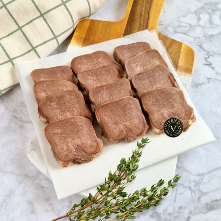 Млечно телешки език Sous Vide