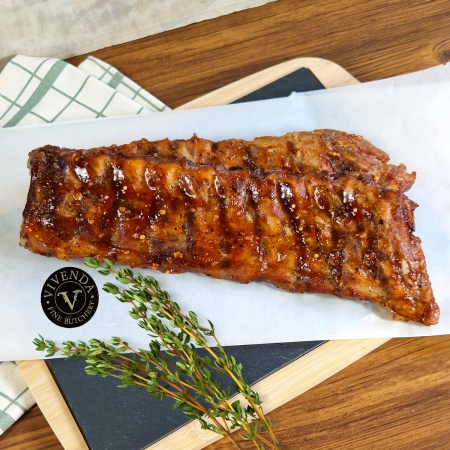 Свински ребра Бейби Бек Рибс Sous Vide