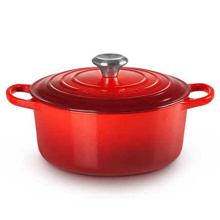 Le Creuset - ROUND CASSEROLE OVEN / 26 cm ЦВЯТ: CHERRY RED (CERISE)