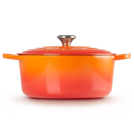 Le Creuset - ROUND CASSEROLE OVEN / 26 cm ЦВЯТ: FLAME (VOLCANIC)