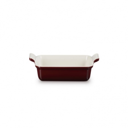 Le Creuset - STONEWARE RECTANGULAR DISH / 19 cm ЦВЯТ: RHONE (GARNET)