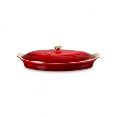 Le Creuset – Stoneware Fish Baker, ЦВЯТ: CERISE (CHERRY RED)