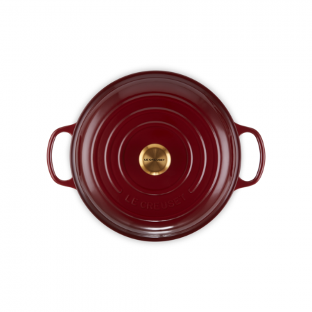 Le Creuset - SHALLOW CASSEROLE BRAISER / 30 cm ЦВЯТ: GARNET (RHONE)