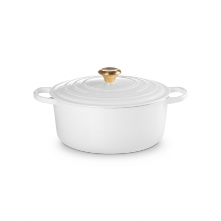 Le Creuset - ROUND CASSEROLE OVEN / 28 cm ЦВЯТ: WHITE