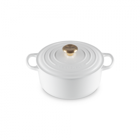 Le Creuset - ROUND CASSEROLE OVEN / 24 cm ЦВЯТ: WHITE