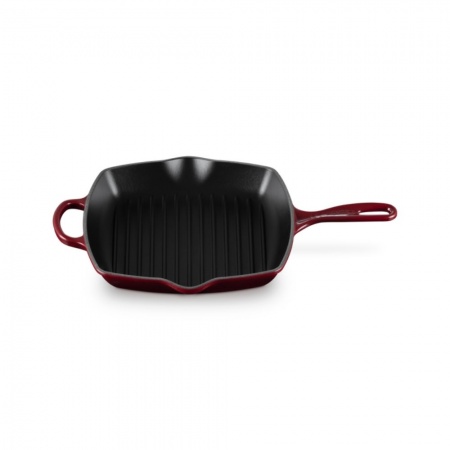 Le Creuset - SQUARE SKILLET GRILL / 26 cm ЦВЯТ: GARNET (RHONE)