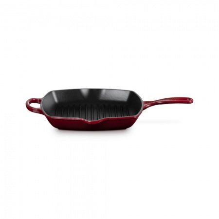 Le Creuset - SQUARE SKILLET GRILL / 26 cm ЦВЯТ: GARNET (RHONE)