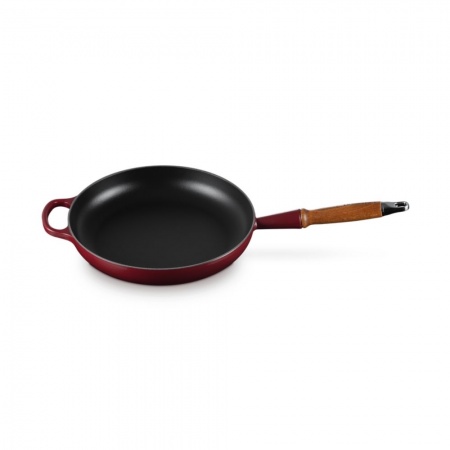 Le Creuset - WOODEN HANDLE FRYNG PAN / 28 cm ЦВЯТ: GARNET (RHONE)